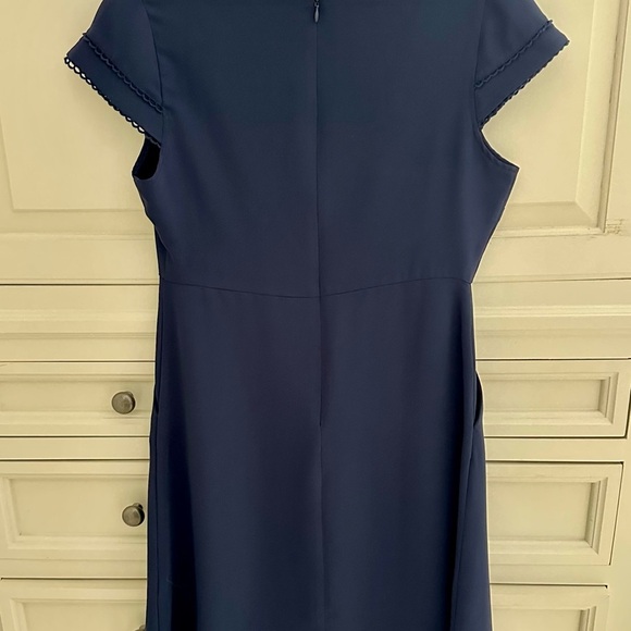 Nicole Miller Navy Midi dress with pockets - Picture 5 of 5
